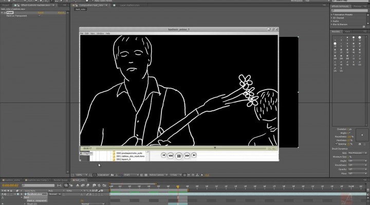 Arty Rotoscoping sous After Effects