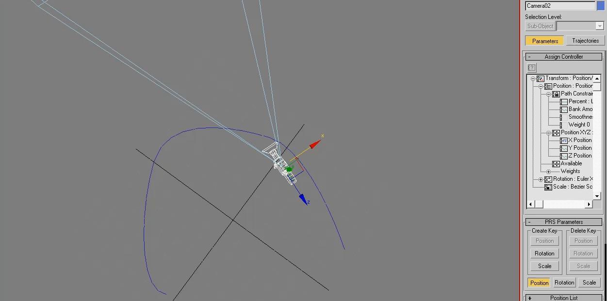 3DSMAX tutoriel Mouvement de Camera ZEROABSOLU