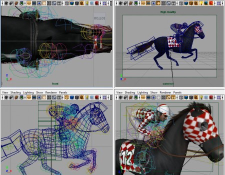Des chevaux en 3D