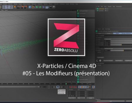 X-Particles / Cinema 4D – #05 Les Modifieurs (présentation)