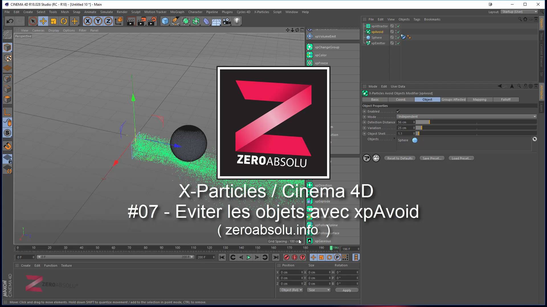 X particles cinema