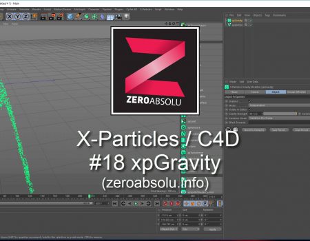 X-Particles / Cinema 4D – #18 xpGravity